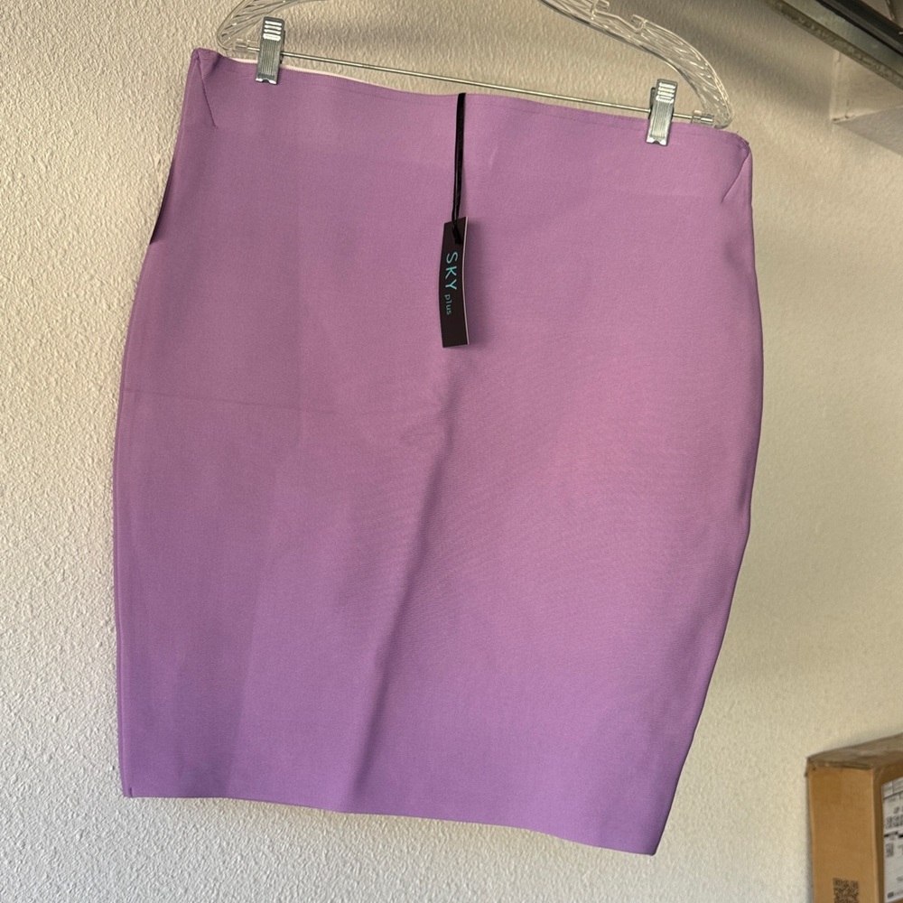 Sky Women's Lilac Pencil Skirt